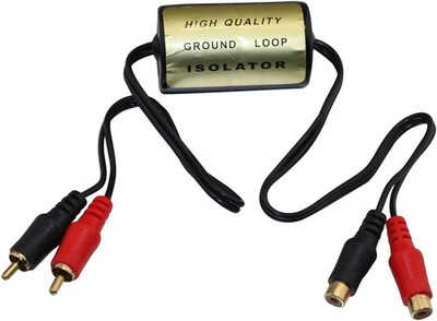 Ground Loop Noise Isolator, Amplifier Noise Filter for Car Audio Home Stereo