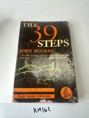The 39 Steps ~ John Buchan Pocket Edition 1941 Rare Vintage Pulp Paperback PB