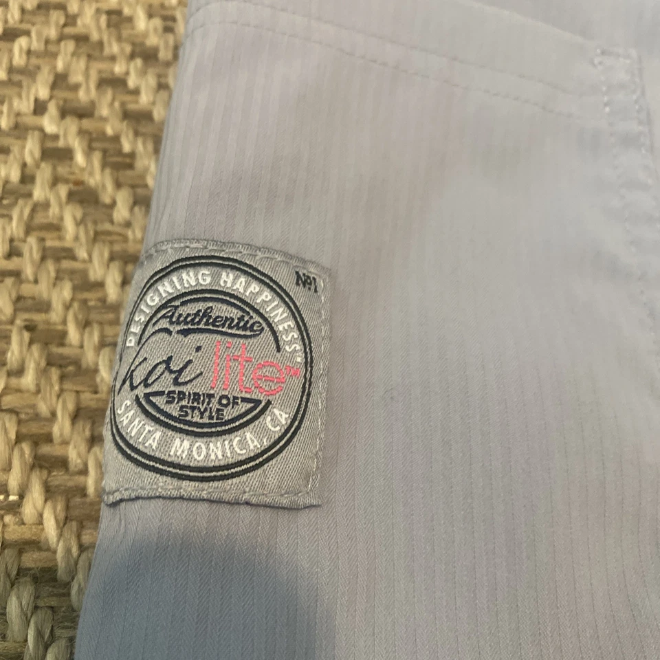 Брюки Koi Lite женские размер XL Reg скраб приталенные #720-R серые механические эластичные - Изображение 3 из 4