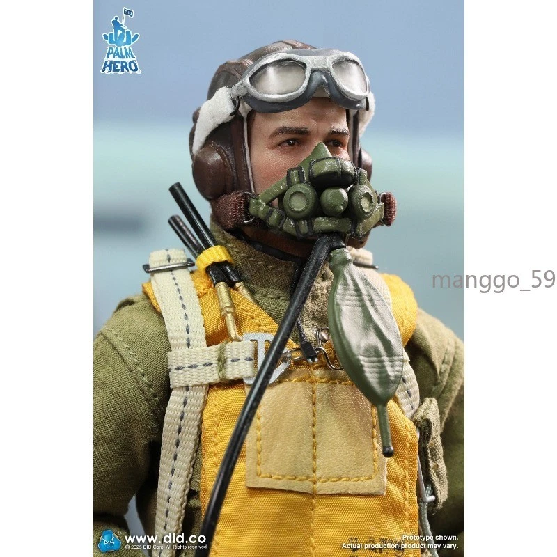 Figura de acción regalo DID XA80032 SEGUNDA GUERRA MUNDIAL Ejército de los Estados Unidos Piloto de la Fuerza Aérea Capitán Rafe 1/12 6" Foto 3 de 4