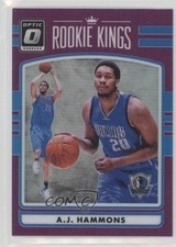 2016-17 Panini Donruss Optic Rookie Kings Purple Prizm AJ Hammons #29 g0d