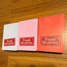3pc Travel Makeup Brush Set with Cases, Trave...