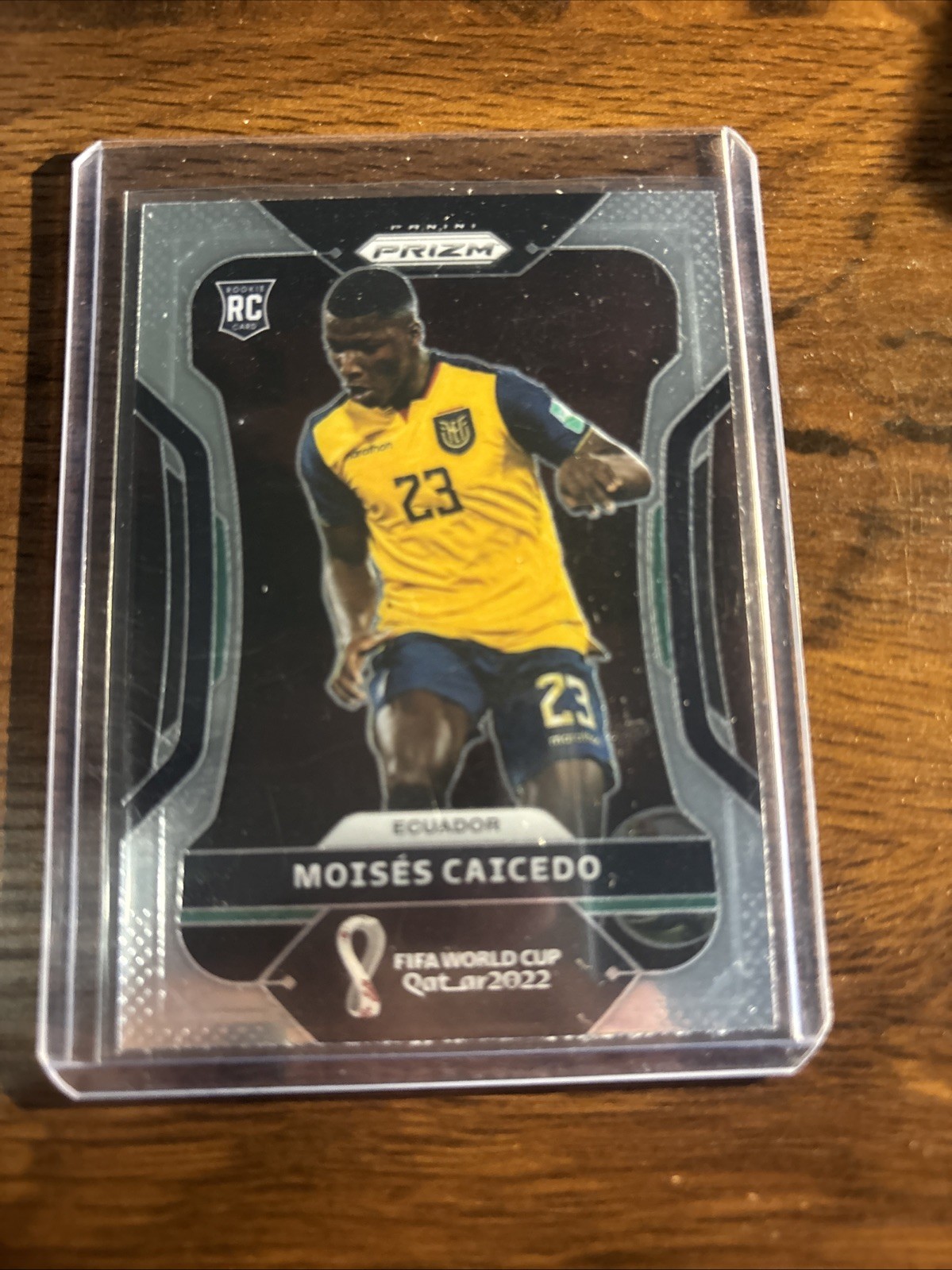 Moises Caicedo 2022 Panini Prizm FIFA World Cup Qatar #81 RC Ecuador