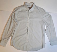 Armani Collezioni Dress Shirt Men Size XL Button Cotton Long Sleeve