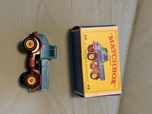 VINTAGE 1960'S  MATCHBOX LESNEY ENGLAND #49 UNIMOG VEHICLE
