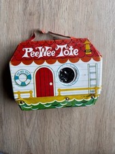Vintage 1966 Ideal Toy Corp Uneeda Pee Wee Tote Houseboat Carrying Case RARE