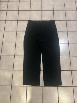 Armani Collezoni 50 34 EU 34 34 US Code Striped Pants Men's Trousers Black Gray