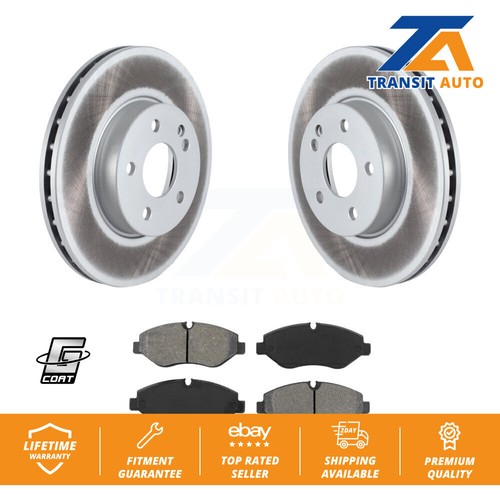 Coat Brake Rotors Semi-Metallic Pad Front Kit For 2016-2020 Mercedes-Benz Metris - Picture 1 of 11