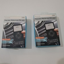 BELKIN IPOD TUNE FM TRANSMITTER CAR CHARGER F8Z075-BLK New see box condition