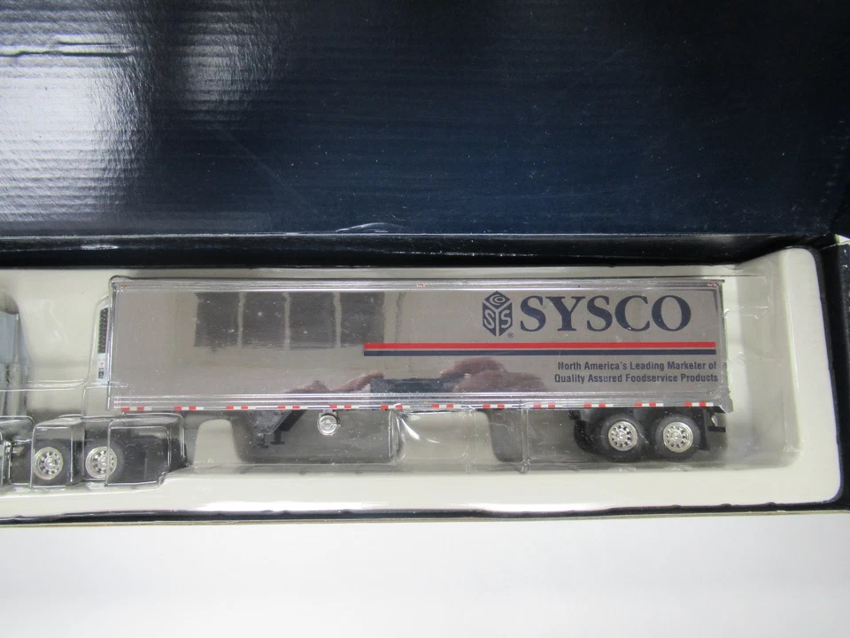 Tonkin Replicas Chrome Sysco Tractor Trailer Refrigerated Trailer With Box 1:53 - Image 4 of 4