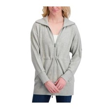 Women's Converse Full Zip Lounge Jacket Grey Size L NWT