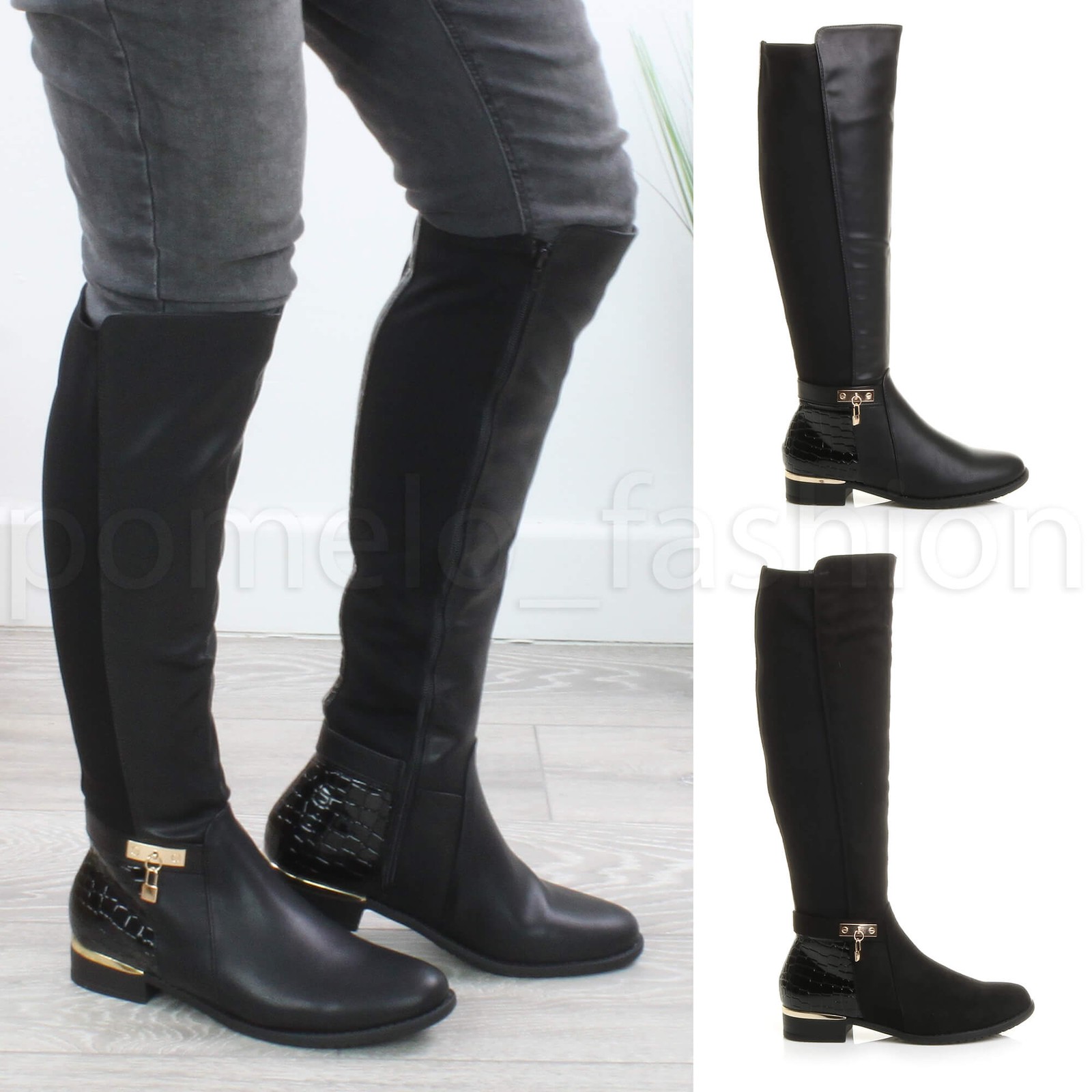 SAOLA LINEA DONNA STIVALI EQUITAZIONE POLPACCIO ELASTICIZZATI ELASTICIZZATI SUOLA GRIP GUSSET CHELSEA MISURA