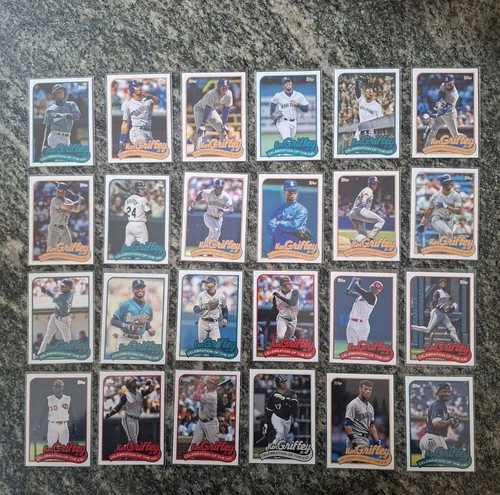 2024 Topps Celebration of the Kid Complete 24 Card Set Ken Griffey Jr Series 1