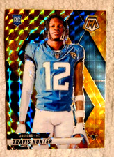 2025 YELLOW VARIATION Travis Hunter Rookie/RC Panini Mosaic PRIZM,  #279 , HIT