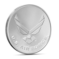1 oz United States Armed Forces Air Force Silver Round 96.84 per troy oz