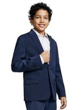 Calvin Klein Boys Size 16 Blue 2 Piece Formal Blazer Suit Jacket Classic XL