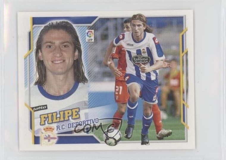 2010 Colecciones Este Liga Stickers RC Deportivo Filipe Luis Kasmirski #7A g6p
