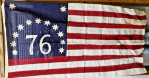 VTG Valley Forge Pioneer 1976 Bicentennial 76 American Flag USA Bennington 3x5ft - Picture 1 of 7