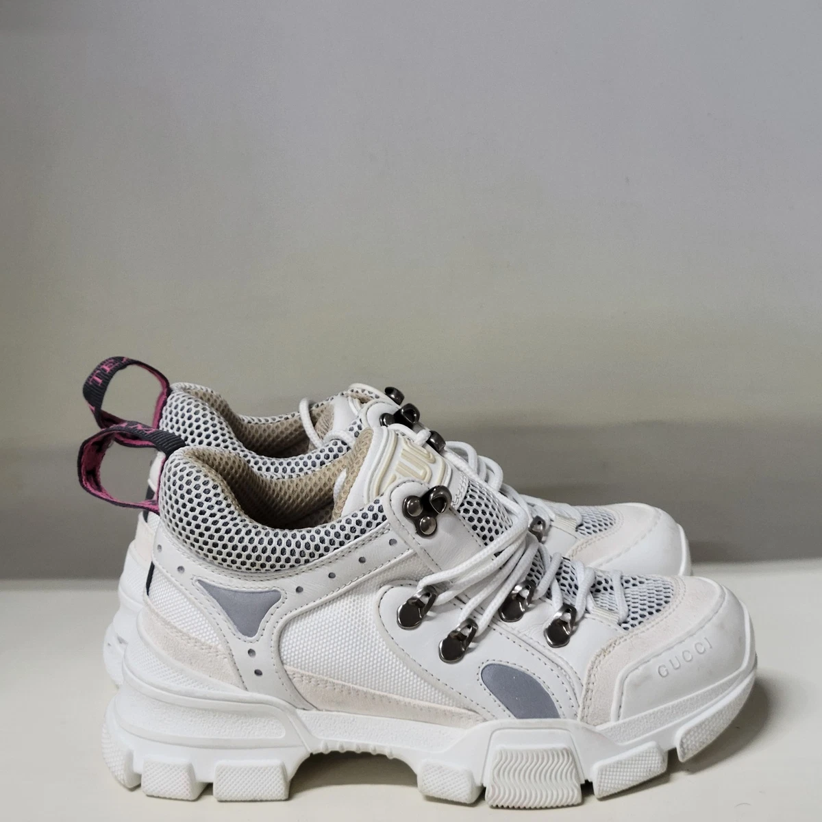 Gucci Flashtrek Crystals White for sale | eBay