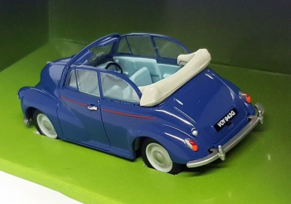 Corgi 1/43 - Lovejoy Morris Minor Convertible Blue Diecast Model Car 96757 - Image 4 of 4