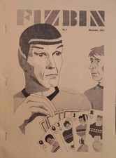 Star Trek TOS Fanzine "Fizbin 1" GEN Kirk and Spock Anthology Vintage 1975