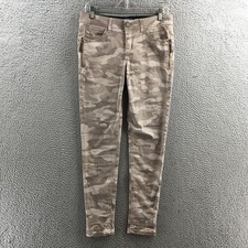 Democracy Absolution Skinny Pants Women 6 Multicolor Camouflage Mid Rise Zip Fly