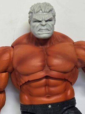 3d Print MOVIE ANGRY GREEN GUY Head  SELECT Immortal Hulk 1:12 Legends