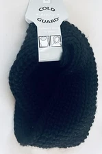 Amity Cold Guard Women’s Black Knit Neck & Head Warmer NEW Super Nice BxE