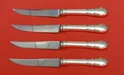 Modern Victorian by Lunt Sterling Silver Steak Knife Set 4pc HHWS Custom 8 1/2"