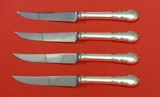 Modern Victorian by Lunt Sterling Silver Steak Knife Set 4pc HHWS Custom 8 1/2"