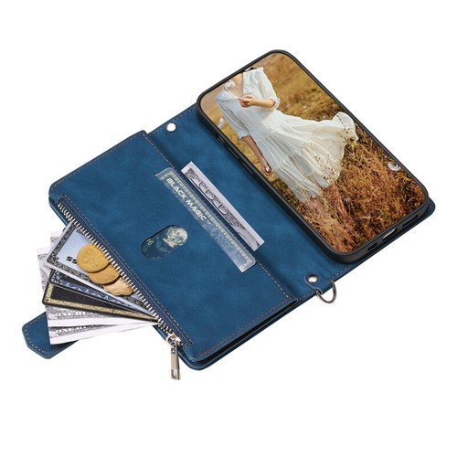 Crossbody Wallet Case Zip Card Flip Cover for Xiaomi Mi 12/10T Lite/13/11T Pro - Picture 6 of 33