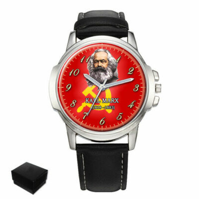 KARL MARX GERMAN PHILOSOPHER GENTS MENS WRIST WATCH BIRTHDAY BEST GIFT ENGRAVED