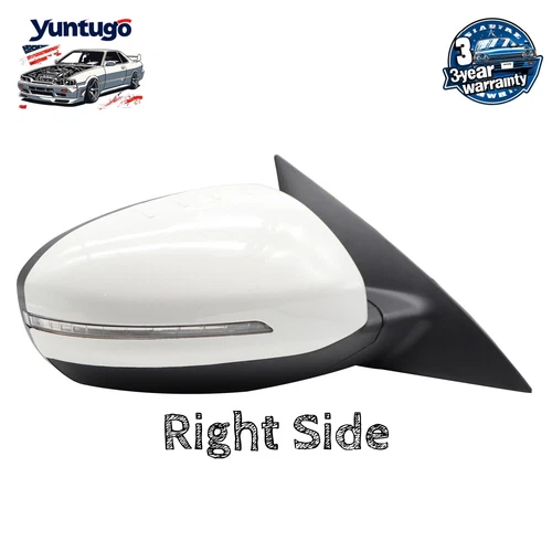 For Kia Optima 2011 2012 2013 Right Side Mirror W/Turn Signal 5Pin White