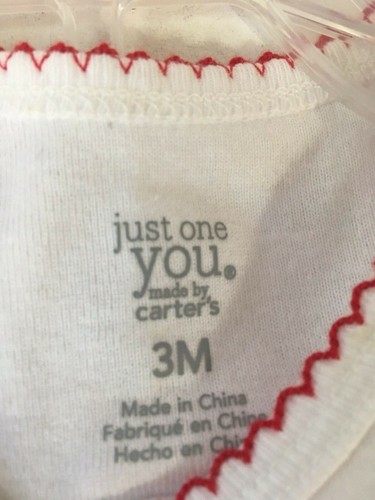 Carters Mommys Little Valentine Baby Outfit Bodysuit & Tutu Leggings - 3 Months - 第 4/5 張圖片