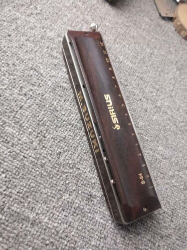 New Handmade Sandalwood Cover Plate for Sirius Suzuki S-64 DIY Harmonica - Picture 4 of 12