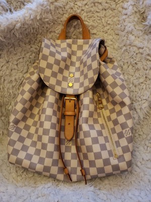 damier azur backpack