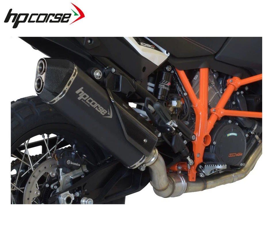 Escape Hpcorse Sps Carbon Acero Negro para KTM 1290 Super Adventure 2017 > 2020 - Imagen 4 de 4