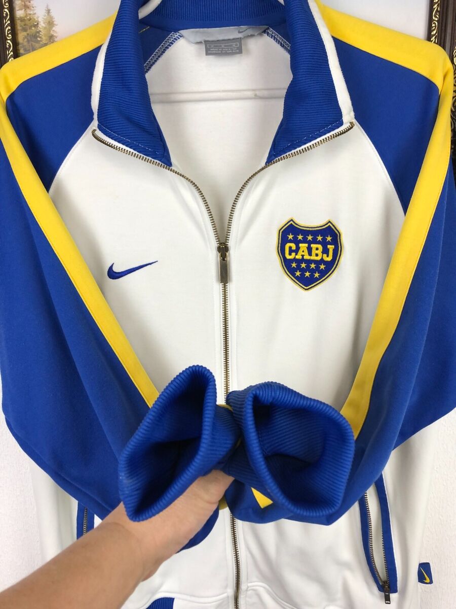Vintage Nike Boca Juniors Football Jacket Soccer Track Top Vintage Nike Boca Juniors Football Jacket Soccer Track Top