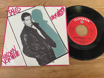 7'' NDW Falco - Der Kommissar / Helden von heute (2 Song) TELEFUNKEN GIG
