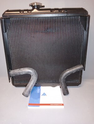 SERIES 3 LANDROVER RADIATOR - 577609 WITH HOSES OEM QUALITY-COPPER-NEW ...