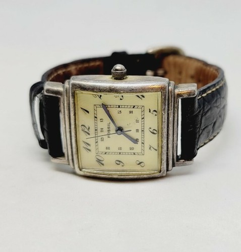 Vintage Fossil Watch Leather Band 