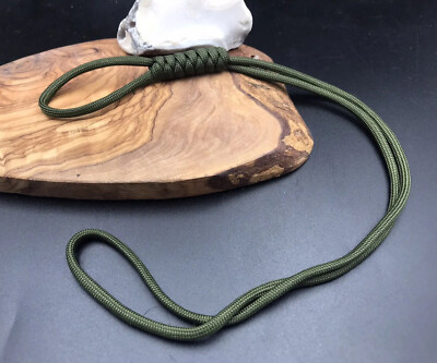 Paracord ''Schlangenknoten'' Schlaufe Schlüsselband für Ausweis, Werkzeuge Schlüssel Multitools hergestellt in Großbritannien