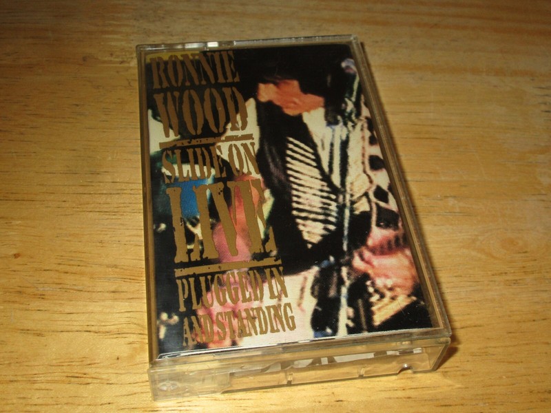 Slide on Live Plugged in and standing by Ronnie Wood (Cassette, Album, Sep-1993)