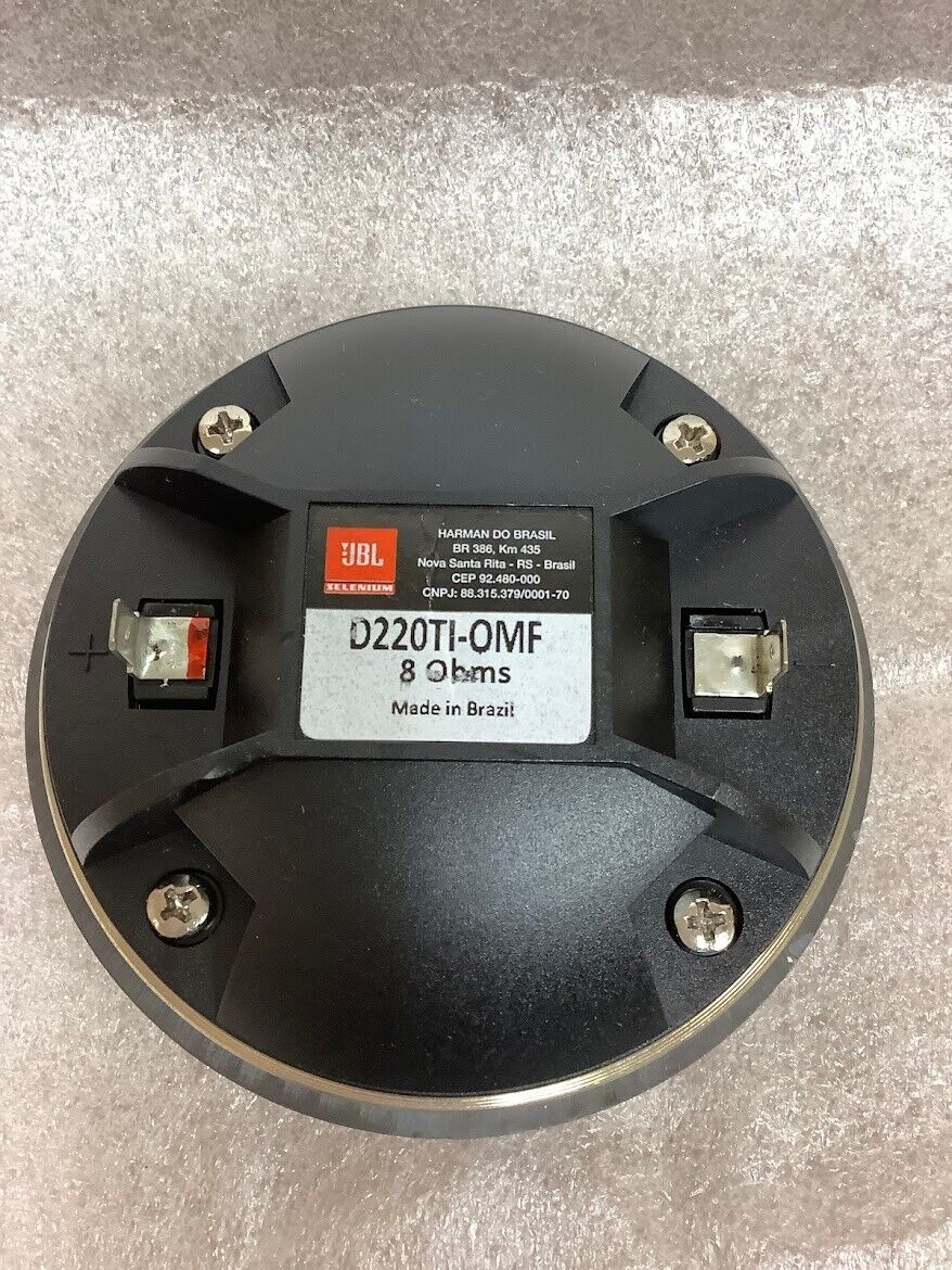 JBL D220TI-OMF 8-Ohm Compression Titanium Driver, 75031041 JBL D220TI-OMF 8-Ohm Compression Titanium Driver, 75031041