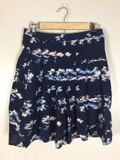 Old Navy Navy Patterned And Pleated Skirt, NWT, Size Small