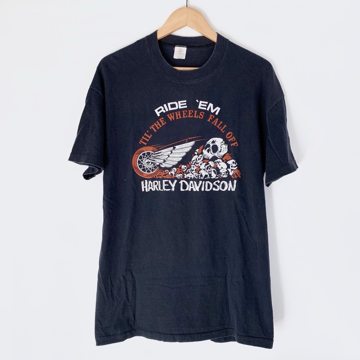 【KOOLOSET】Vintage Harley Dying Half Tee Vintage Y2K Tie Dye Horse Design Harley-Davidson Tee – Total