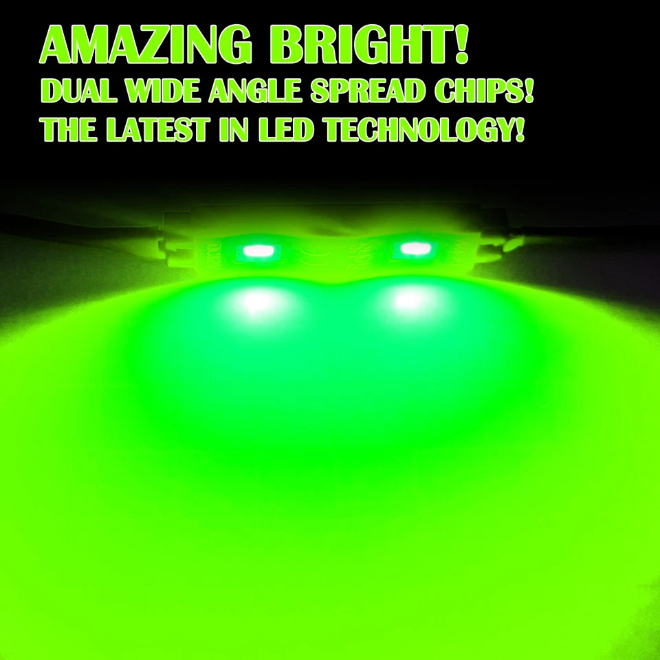 Luz LED Accent Rock debajo de la carrocería debajo del coche verde neón brillante para Mitsubishi Eclipse Foto 4 de 4