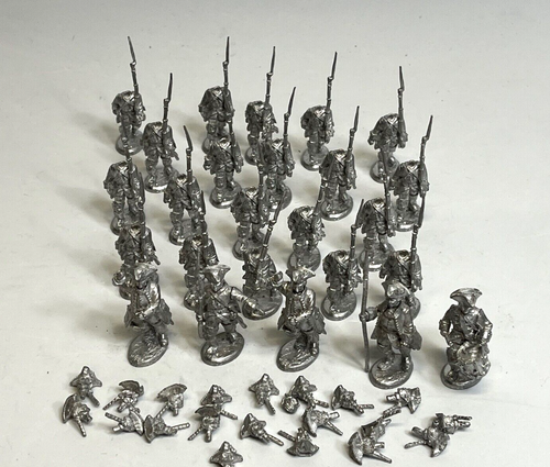 40MM French Indian War Sash Saber French Infantry with Command - Picture 6 of 6