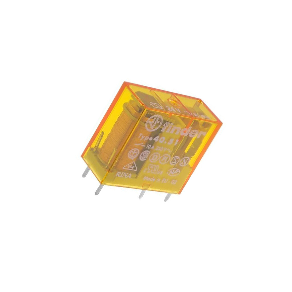 40.51.8.024.0000 Relè: elettromagnetico SPDT Bobina: 24VAC 10A/250VAC Mini FI