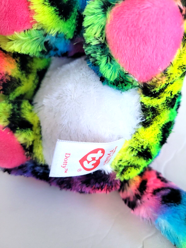 Ty Beanie Boos Dotty Rainbow Leopard 9 Inch 2016 Collection Retired With Tags - Bild 4 von 8